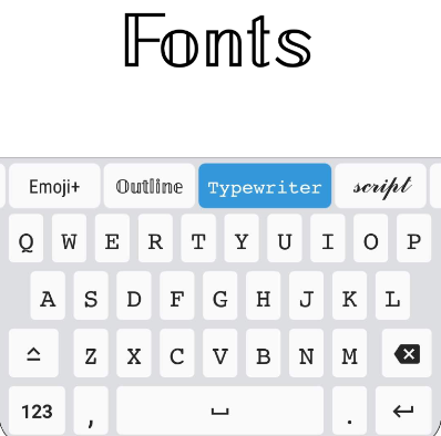 Fonts app