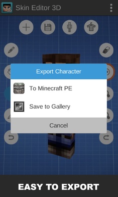 ҵ3DƤw݋(Skin Editor 3D)v2.1 ׿