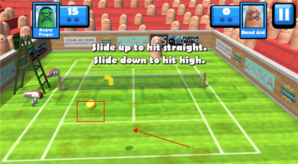 ָW(wng)Αd(Fingertip Tennis)v1.6 ׿