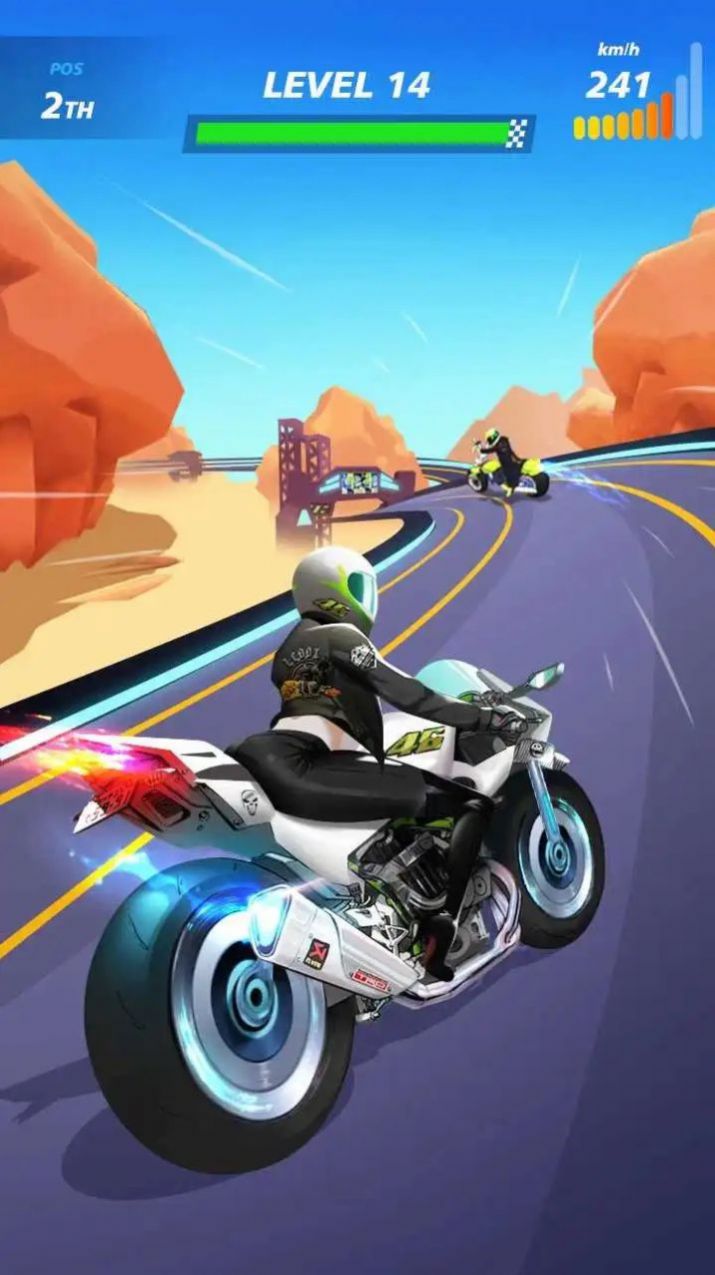 Ħбʦ3DϷذװ(Moto Race Master 3D)ͼ2