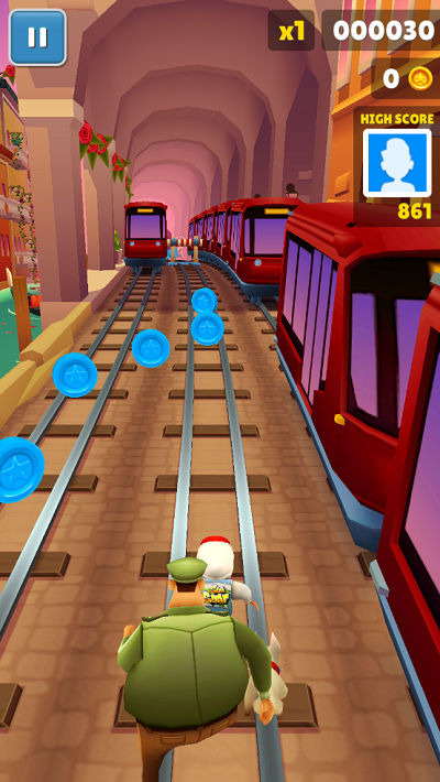 Fܿ{(ln)ɫŰ汾(Subway Surf)