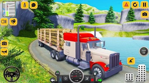 ԭľ˿Ϸ(Log Cargo Transport Truck Game)