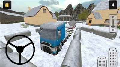 r(nng)܇3dWinter Farm Truck 3D: Silo Transportv1.1 ׿