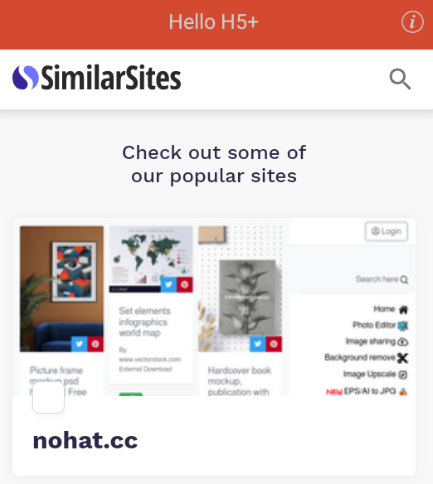 SimilarSites app