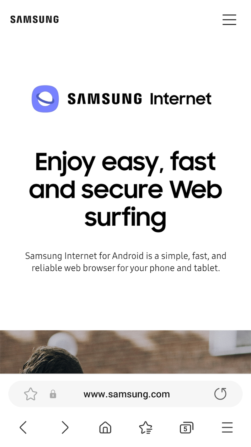 Samsung Internet app()27.0.0.57