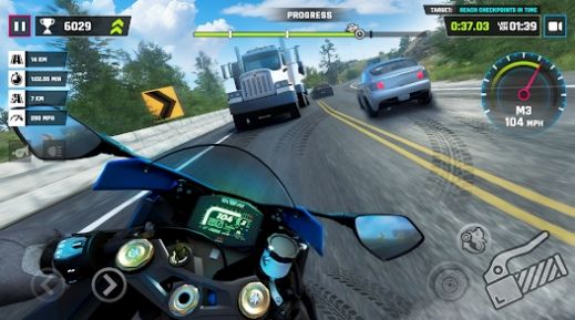 ĦģMHighway Traffic Bike Simulator