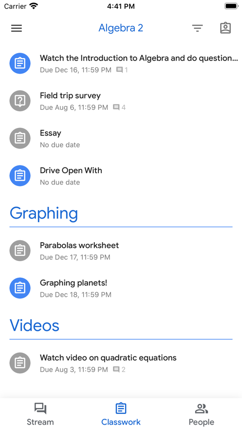 google classroom app(n)v9.0.261.20.90.15 °