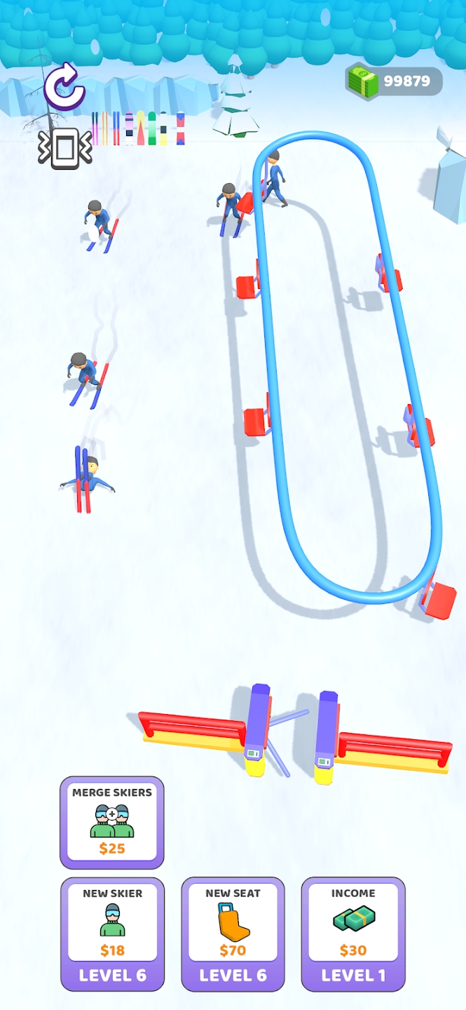 ѩ³Ϸذװ(Ski Lift Clicker)v1.0.0 ׿