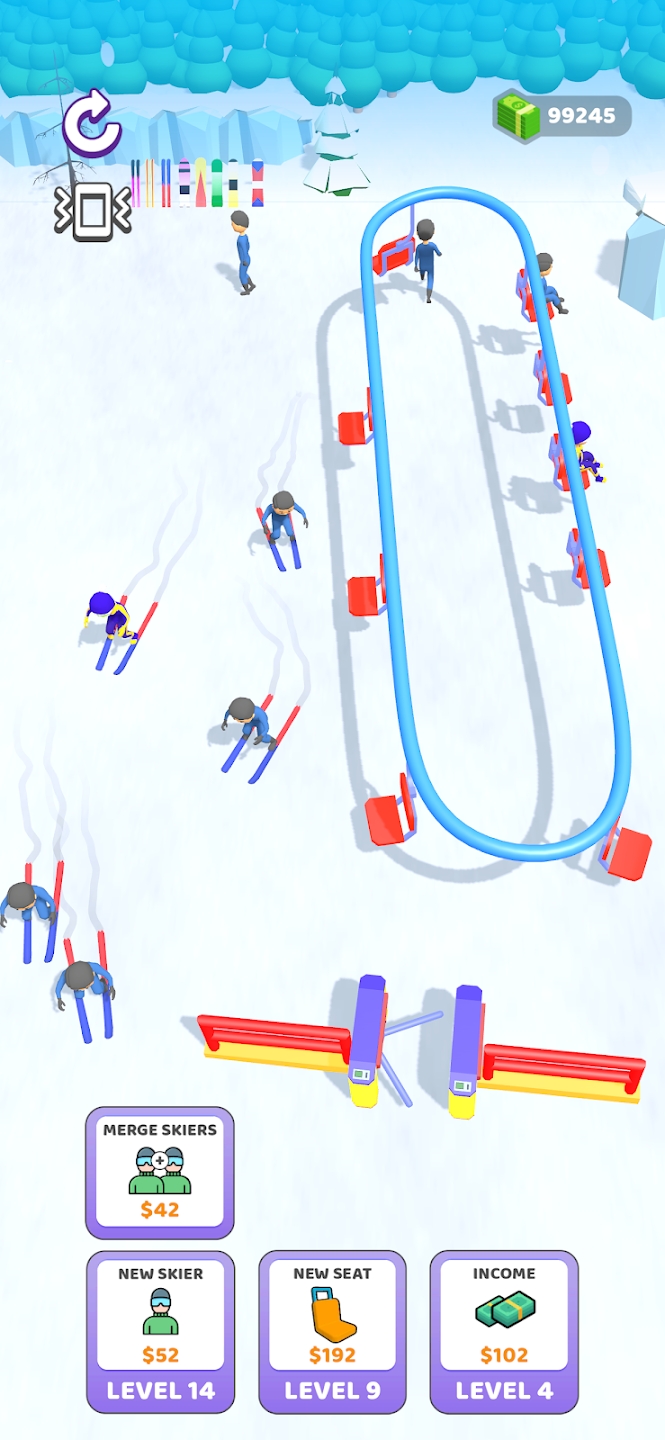 ѩ³Ϸذװ(Ski Lift Clicker)v1.0.0 ׿