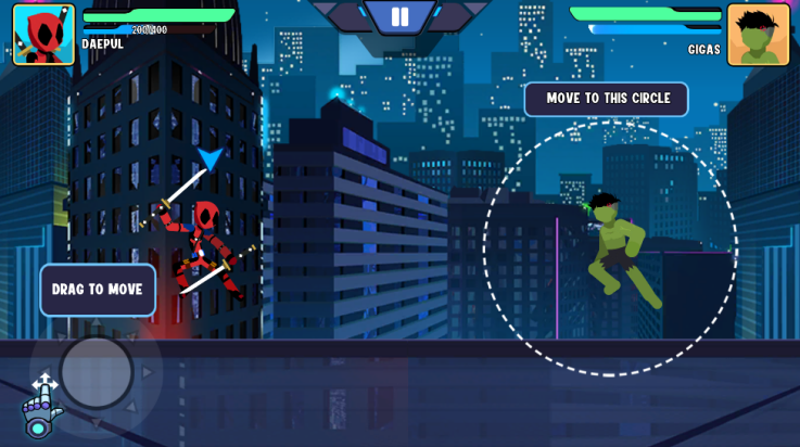 ˳Ӣս°(Stickman Superhero)v0.2.8 ׿