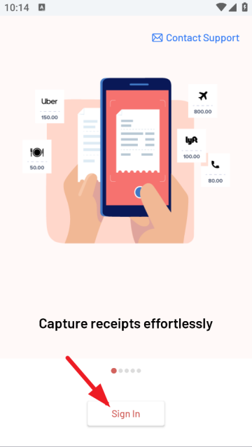 Zoho Expense app