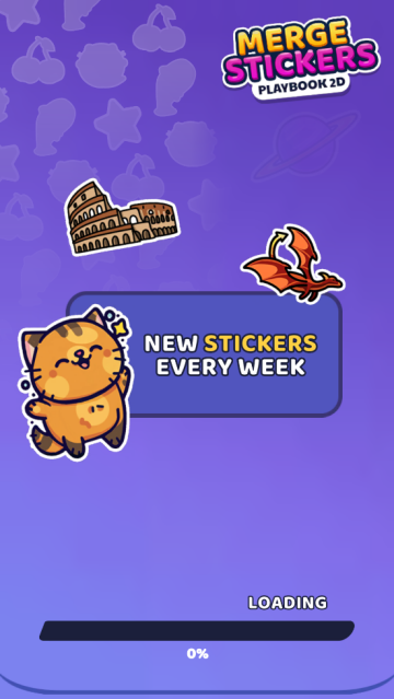 ϲֽ籾Ϸ(Merge Sticker Playbook 2D)