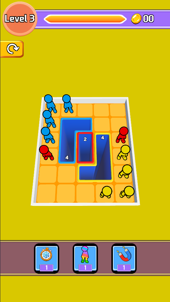 ɫԶȺСϷ(Color BlockPeople Away Jam)v1.0.0 ֻ