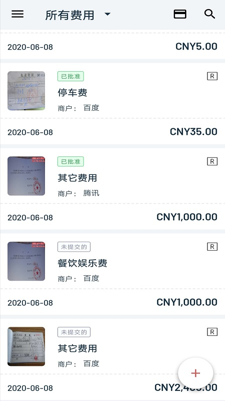 Zoho Expense appv3.8.6 °