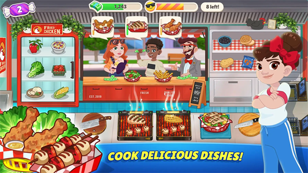 ս2ʦϷ(Kitchen Scramble 2: World Cook)v2.0.0 ׿