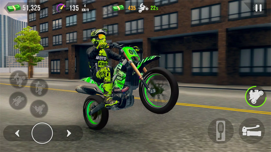 前轮特技摩托手游安卓版v1.6 最新版