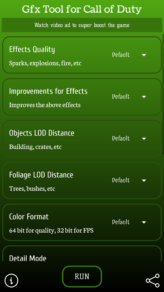 Gfx Tool for Call of Dutyv2.0 ٷ