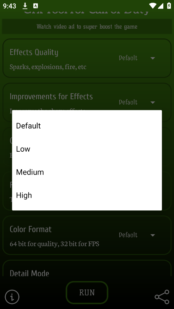 Gfx Tool for Call of Dutyv2.0 ٷ