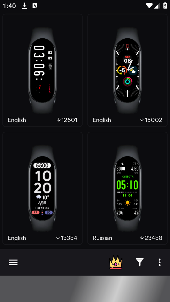 WatchfacesforMiBand5Сֻ5v6.0.0.1 ׿