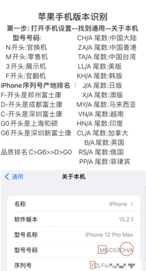 iphone官网查序列号入口 iPhone序列号开头字母含义 iphone官网查序列号入口 iPhone序列号开头字母含义