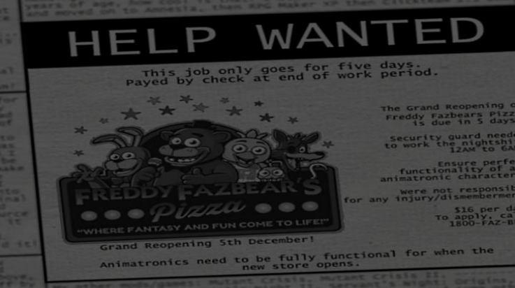 ܵҹҹϷ(Five Nights Before Freddys)v1.0 °