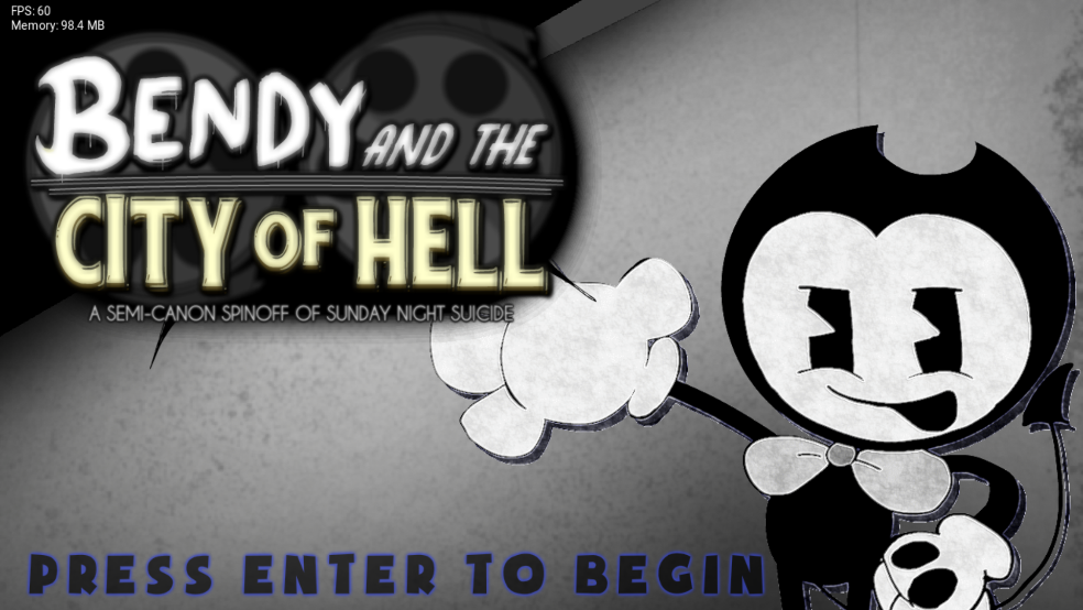 fnfSunday Night Suicide: Bendy and the City of HellϷv1.0 ֻ