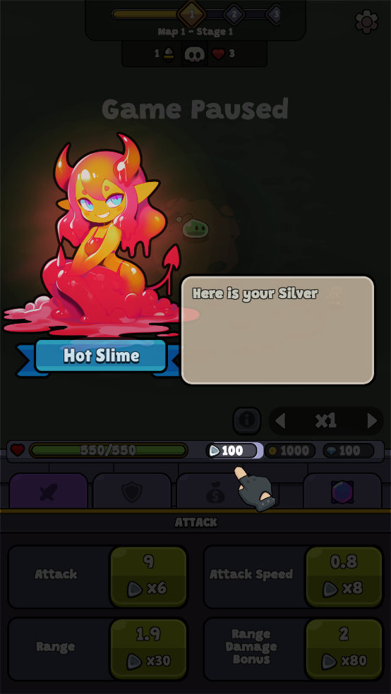 ʷķս°(Slime Battle)v1.0.169 ֻ