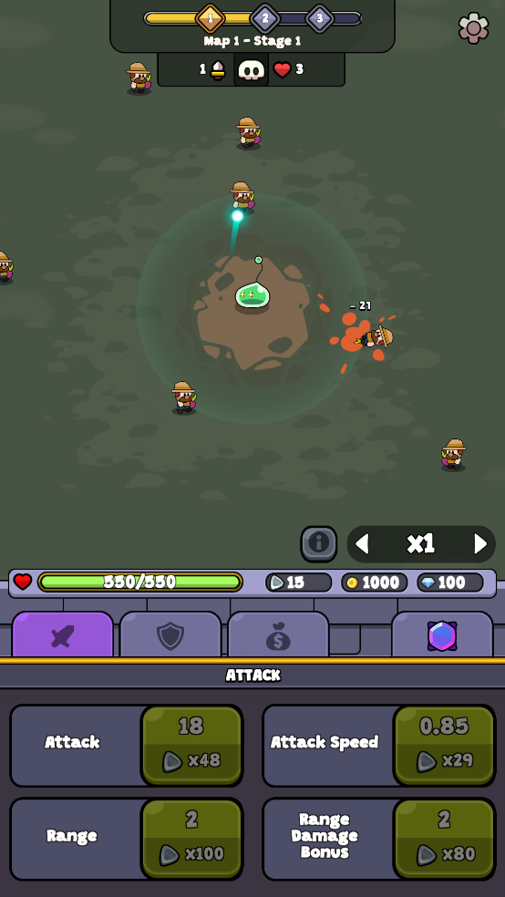 ʷķս°(Slime Battle)v1.0.169 ֻ
