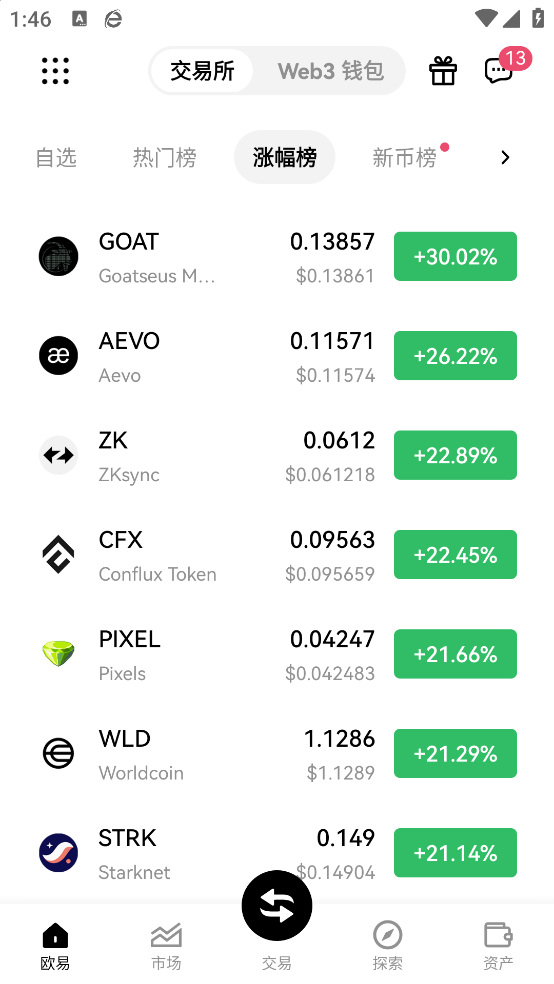 okexֻƽ̨ٷv6.128.0 ׿
