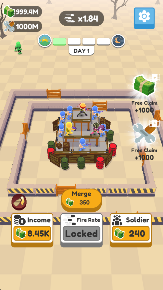 ʿϷ޽Ұ(Defend City Merge Shoot Idle)v8.8 ׿