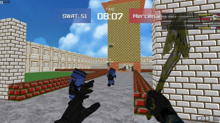 ҵcsgoϰ(Advanced blocky combat swat v1)v1.64 °