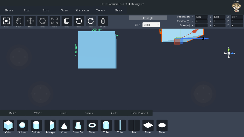 DIY CAD Designerĺv0.7 °