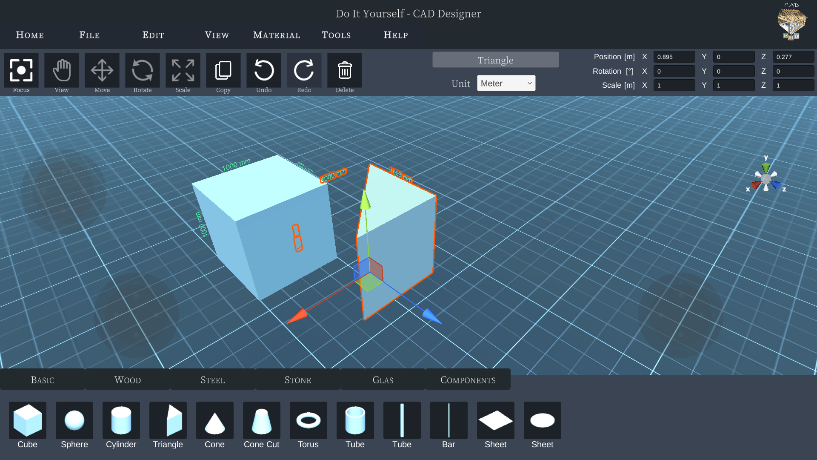 DIY CAD Designerĺv0.7 °