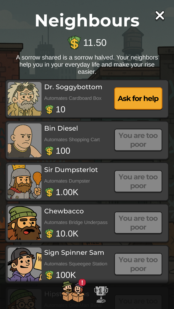 ƷͷϷ(Trash Tycoon: Idle Trampire)v1.0.8 ٷ