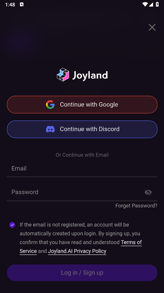 Joyland aiv1.2.1 °