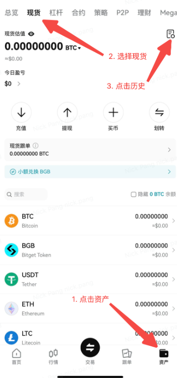 bitgetô鿴ʷ¼ bitgetһõ