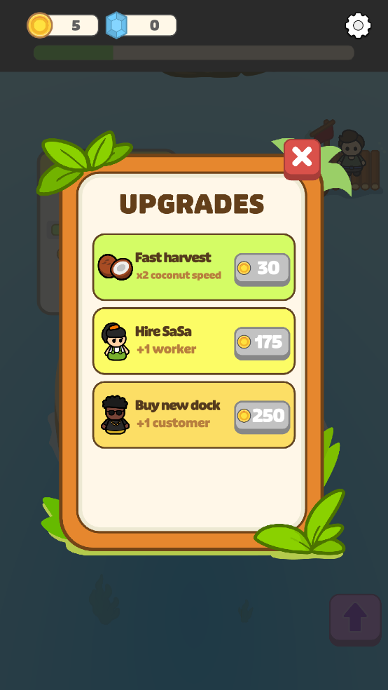 ҬӵСϷ(Idle Coconut Island)v1.0.4 ׿