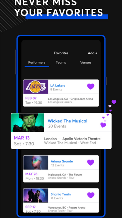 Ticketmasterv259.0 °