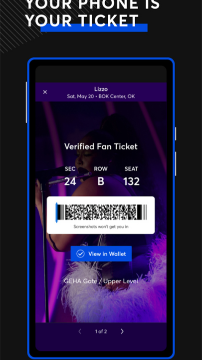 Ticketmasterv259.0 °