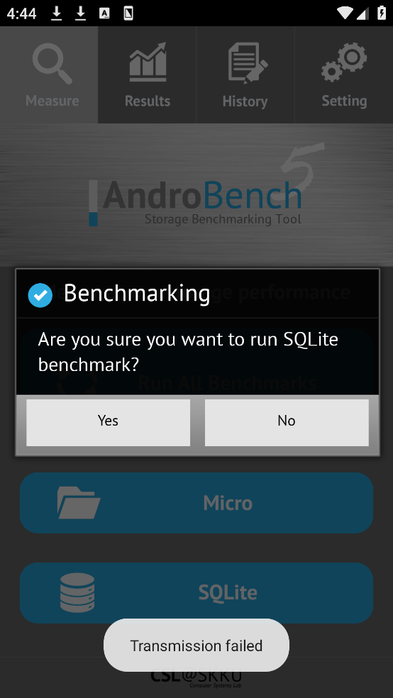 ֻandrobenchv5.0.1 °