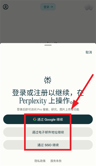 Perplexity app