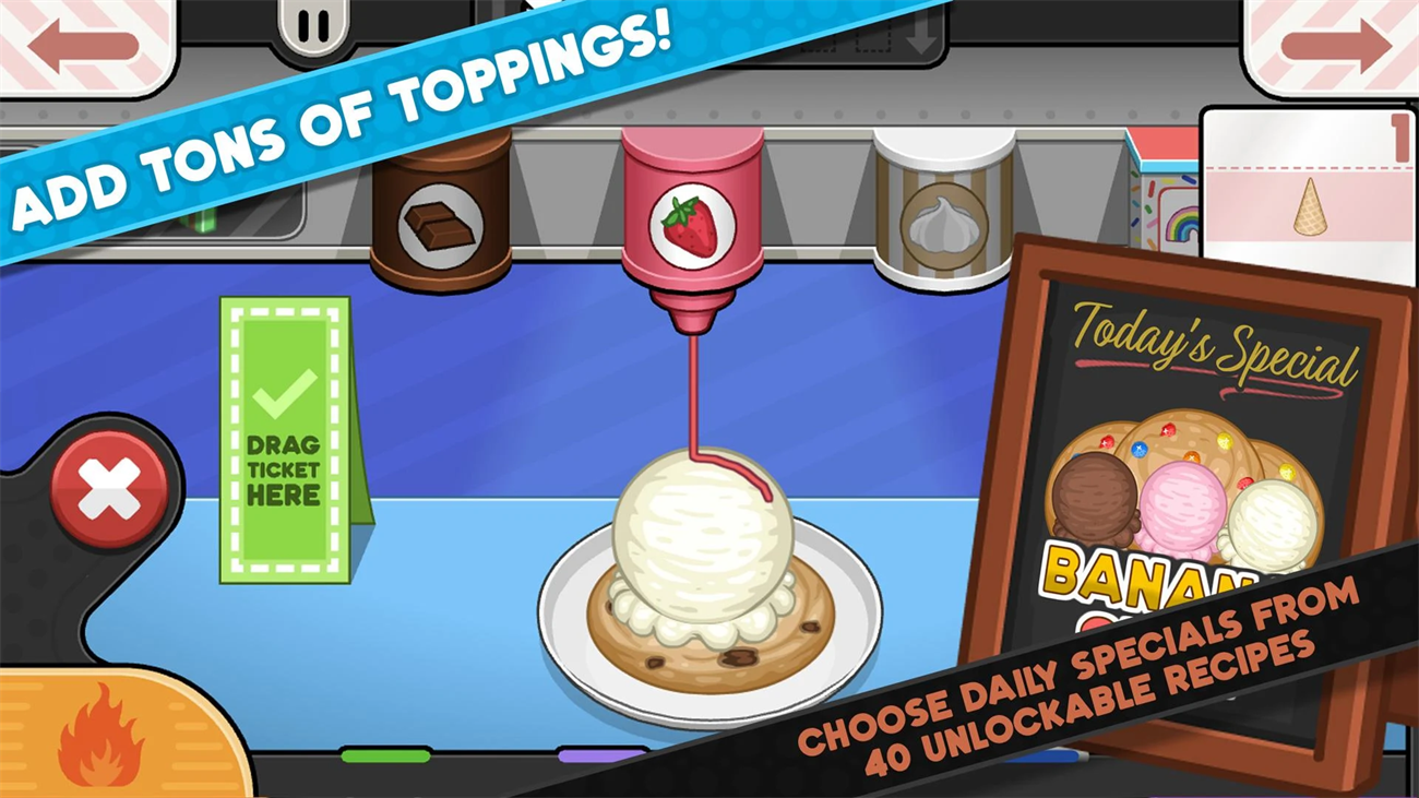 �ϵ�����ܵ����°汾(Papas Scooperia To Go!)v1.1.4 ��׿��