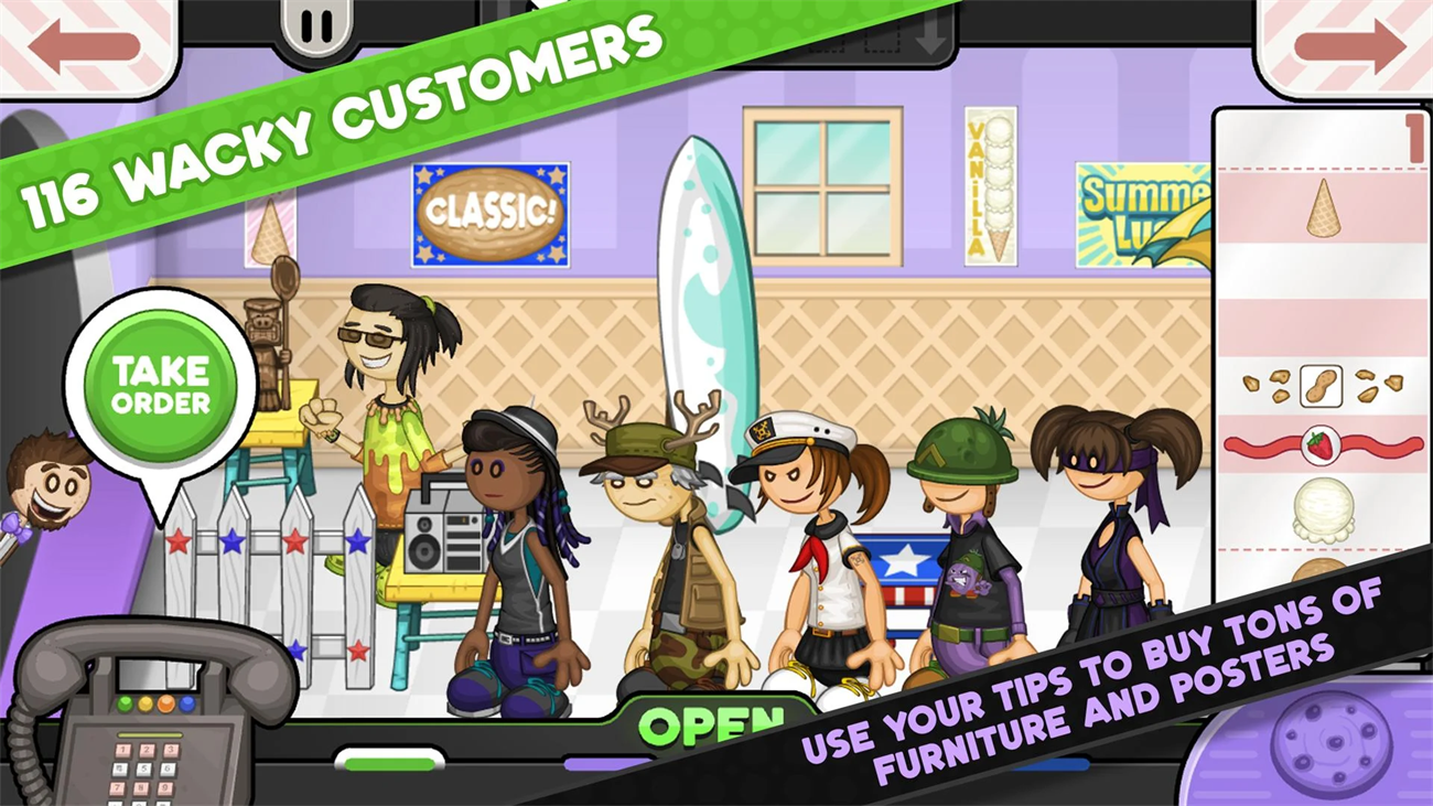 �ϵ�����ܵ����°汾(Papas Scooperia To Go!)v1.1.4 ��׿��