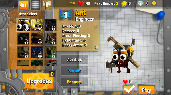 虫虫英雄2无限钻石版(Bug Heroes 2安装器) 虫虫英雄2无限钻石版(Bug Heroes 2安装器)