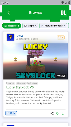 MCPEDL�ҵ�����ģ�����app����