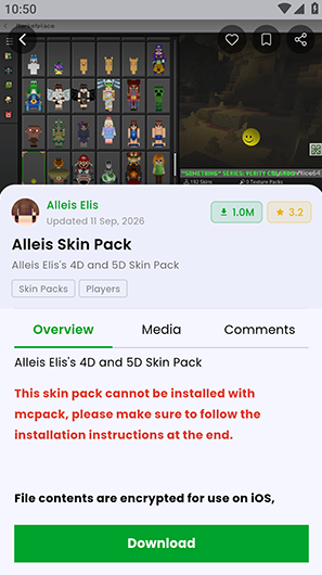 MCPEDL�ҵ�����ģ�����app����