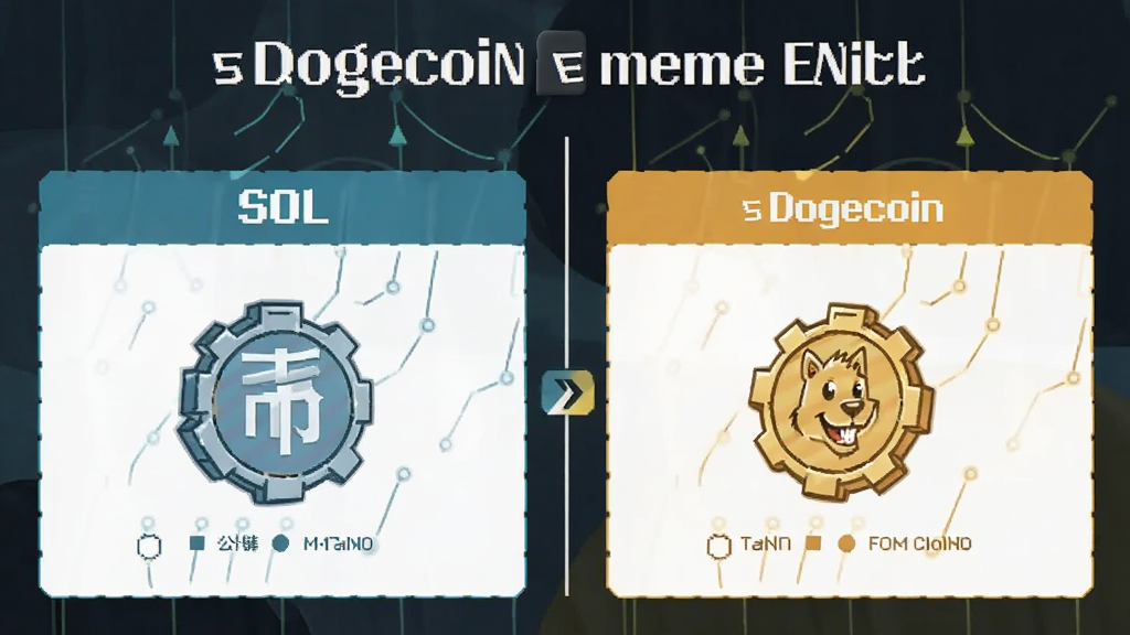 SOL��Dogecoin������������ͼ�� ���������� meme �ҶԱ�