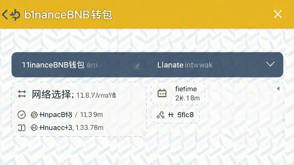 b1nanceBNB钱包转账网络选择与手续费设置截图