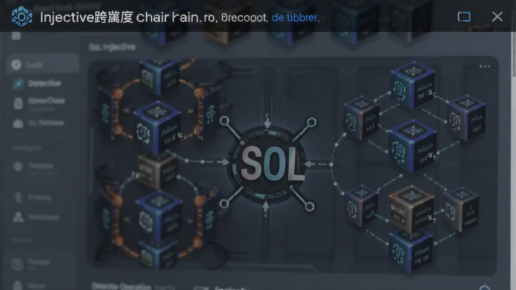 SOL Injective跨链操作界面截图
