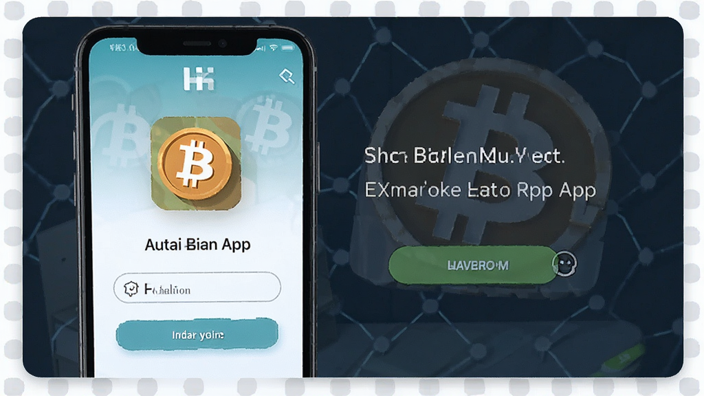 比特币碧安App实名认证操作界面示意图